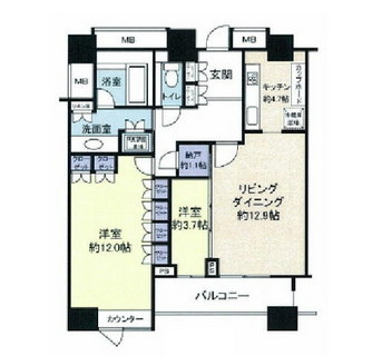 東京都千代田区四番町 賃貸マンション 2SLDK