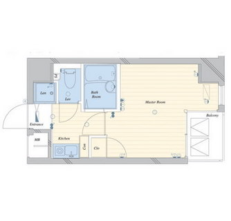 東京都中央区日本橋中洲 賃貸マンション 1K