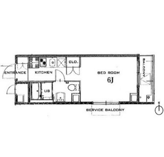 東京都江東区森下３丁目 賃貸マンション 1K
