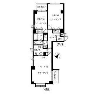 東京都新宿区市谷左内町 賃貸マンション 2LDK