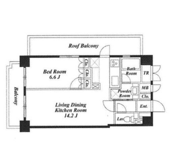 東京都新宿区住吉町 賃貸マンション 1LDK