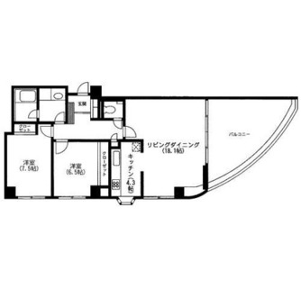 東京都新宿区市谷仲之町 賃貸マンション 2LDK