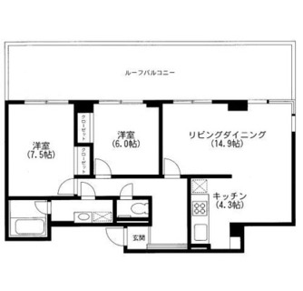 東京都新宿区市谷仲之町 賃貸マンション 2LDK
