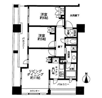 東京都新宿区市谷本村町 賃貸マンション 2LDK